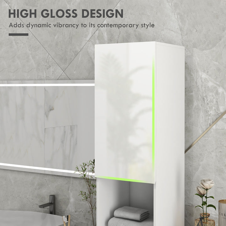 Kleankin Multi-Storage Slim Bathroom Cabinet