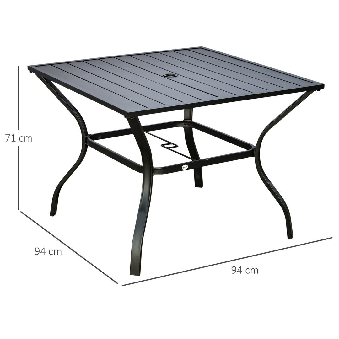 Garden Table with Parasol Hole