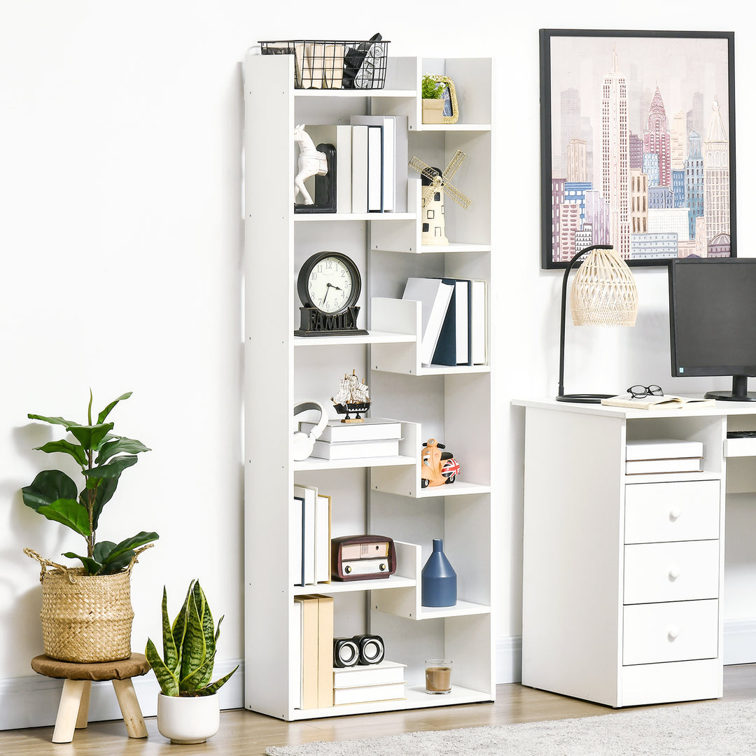 Modern Book Shelf with 11 Open Shelves