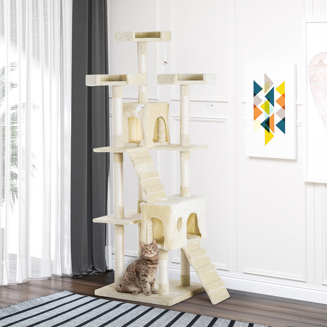 Multi Level Cat Tower with Sisal Posts