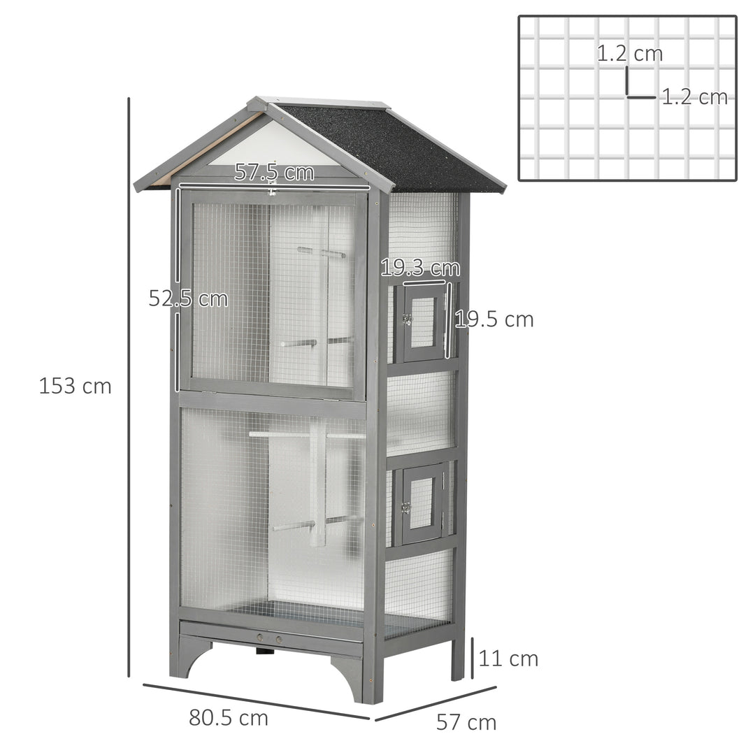 Wooden Outdoor Bird Cage