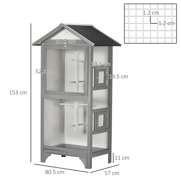 Wooden Outdoor Bird Cage