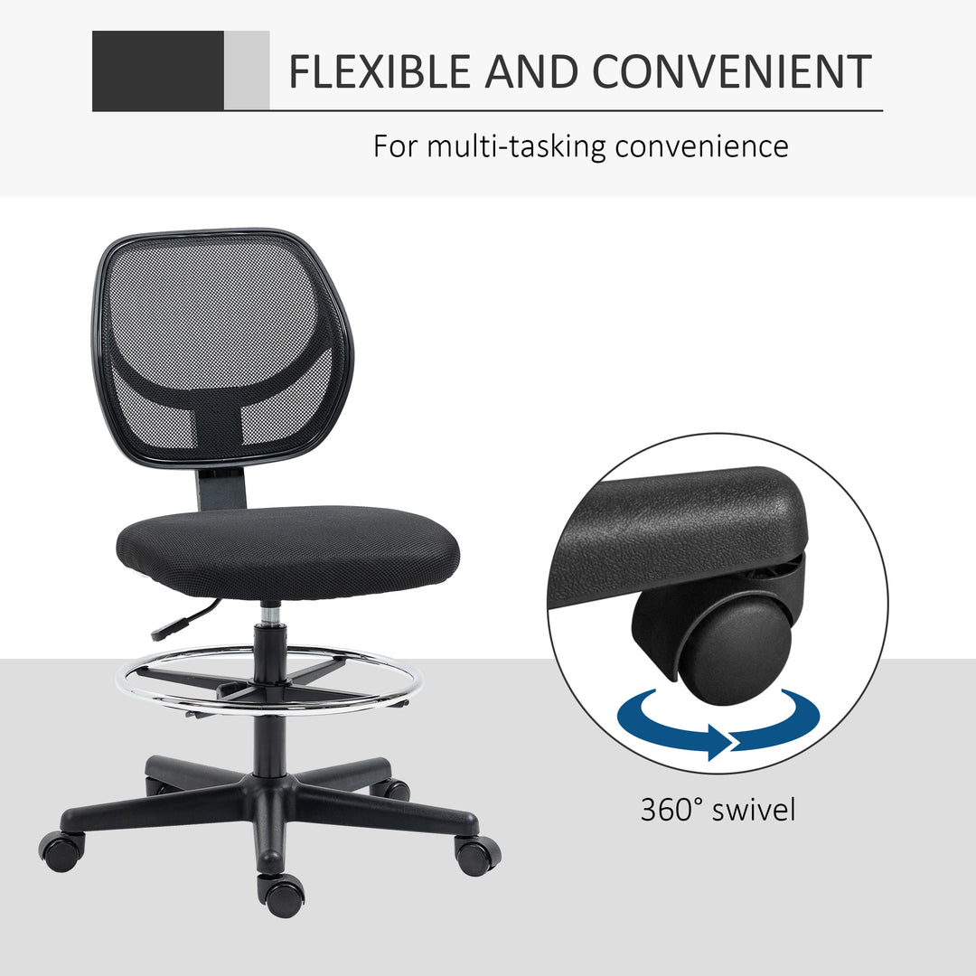 Vinsetto Ergonomic Mesh Office Chair, Black