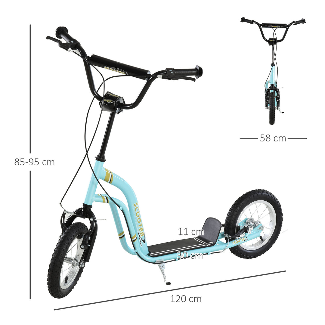 Teen Kids Stunt Scooter w/ Adjustable Handlebar