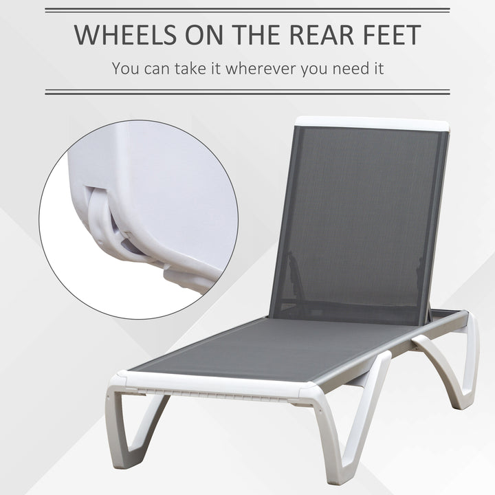 Portable Outdoor Chaise Lounge