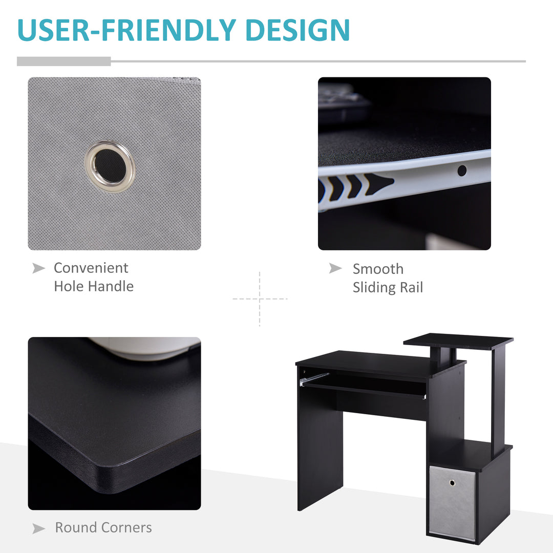 Computer Table with Keyboard Tray