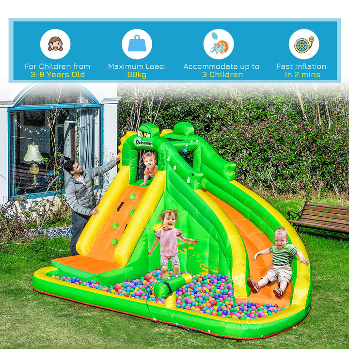 Large Inflatable Bouncy Castle w/ Slide