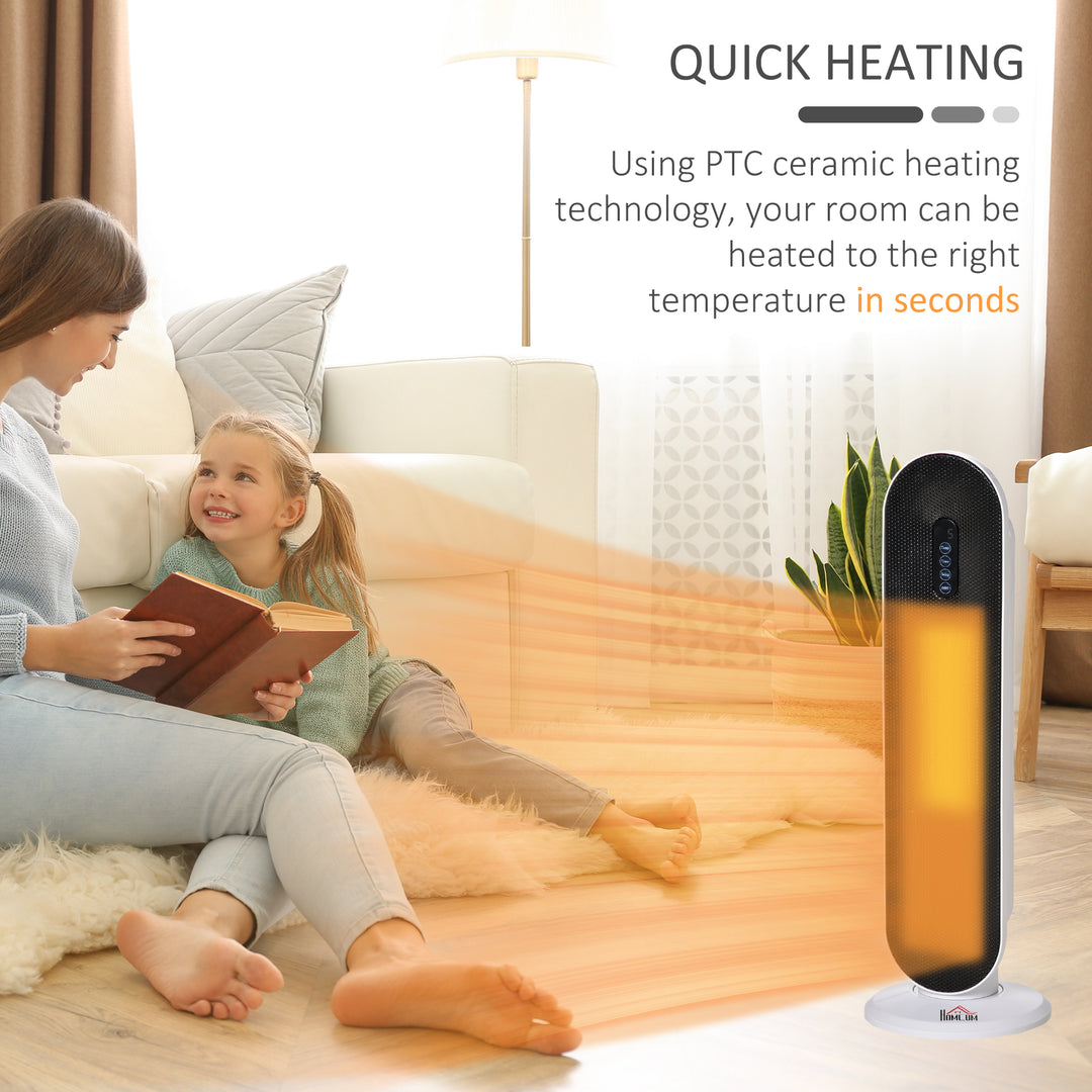 Tower Heater w/ 45 Degree Oscillation