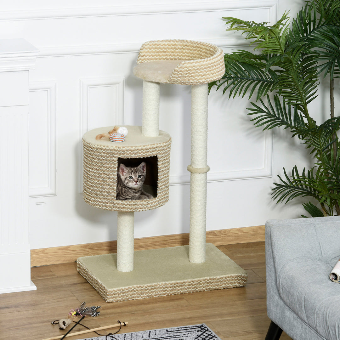 Multi-Level Cat Tree with Jute Scratching Posts