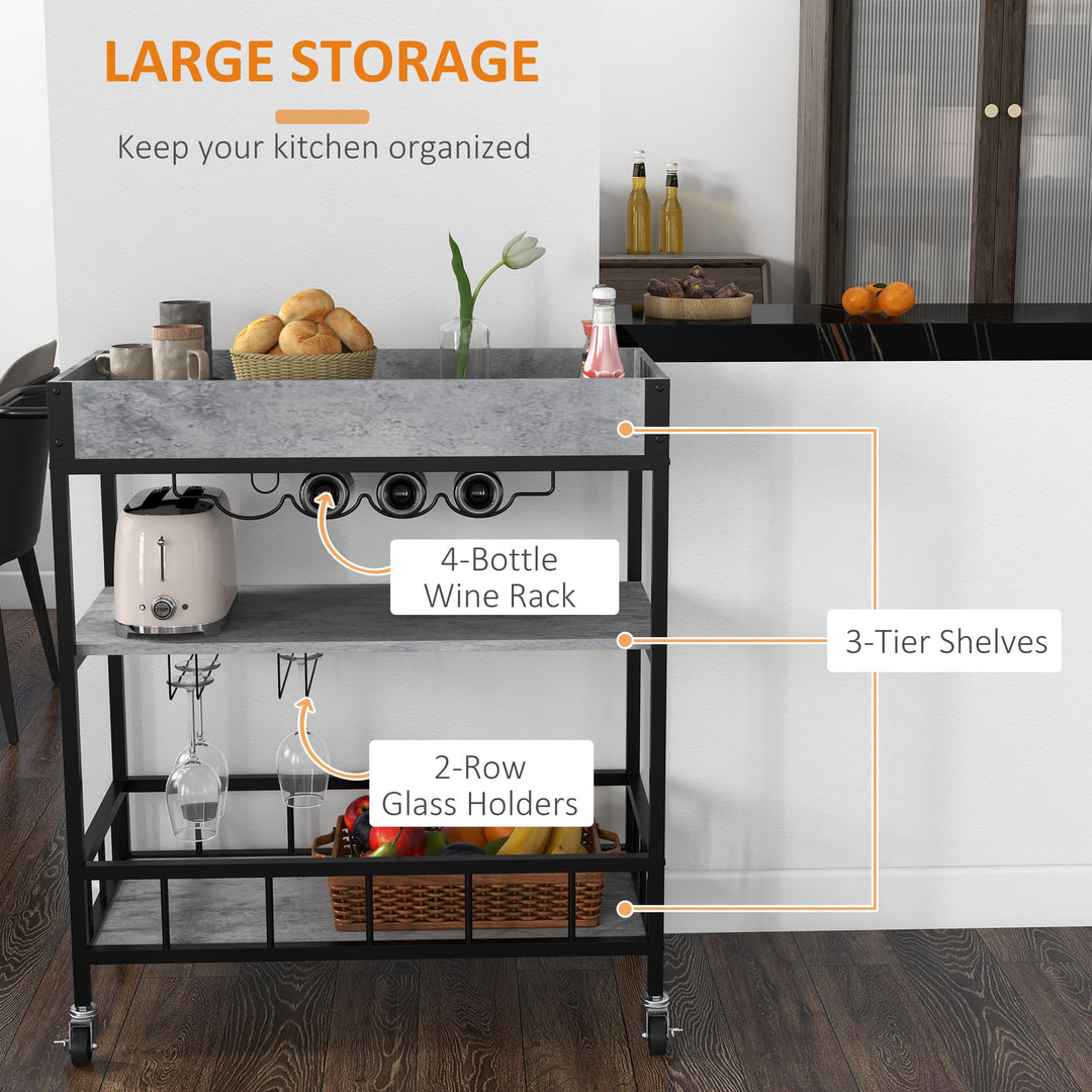 3-Tier Kitchen Cart