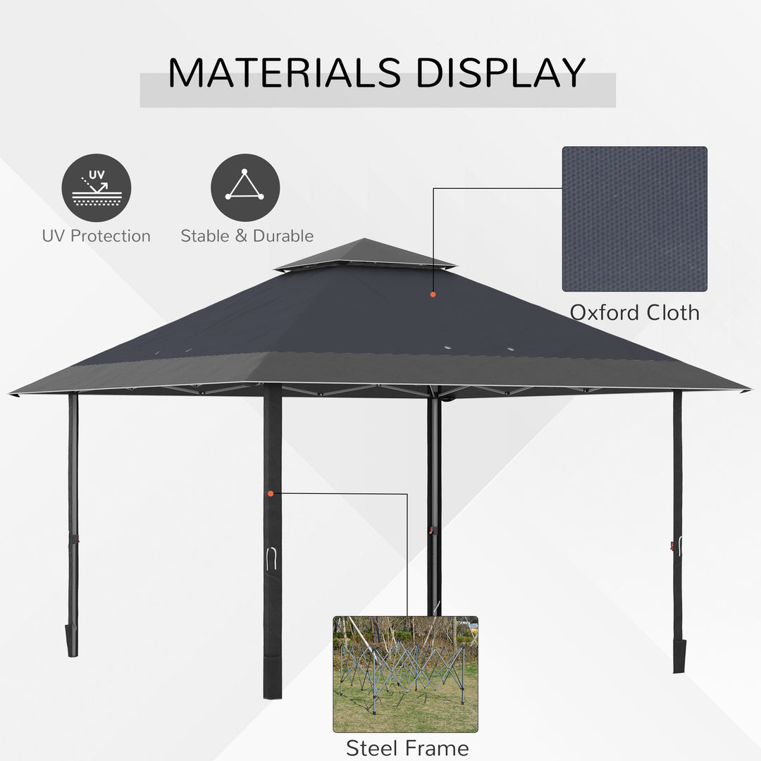 Pop-up Gazebo with Double Roof