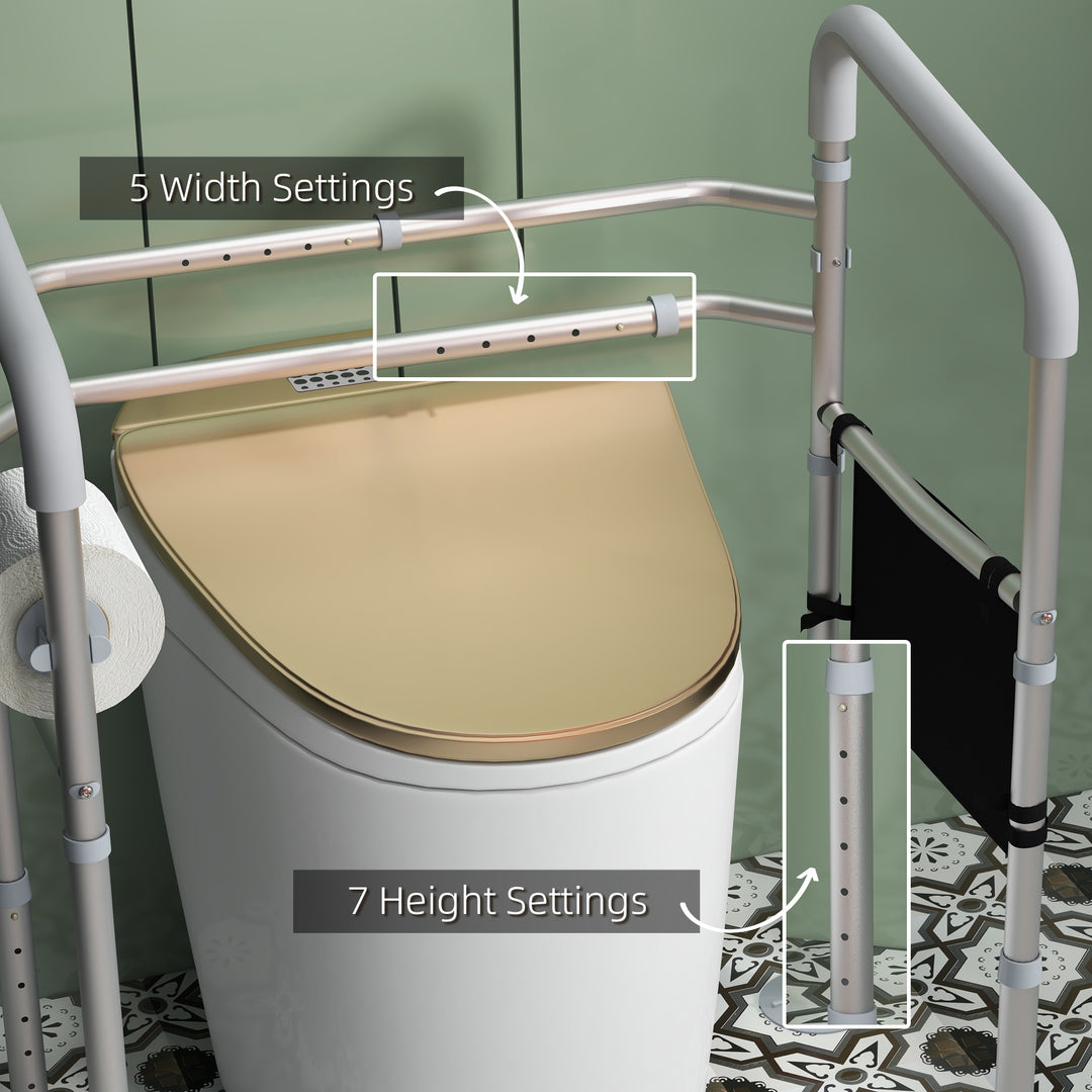 Free Standing Toilet Frame – HOMCOM