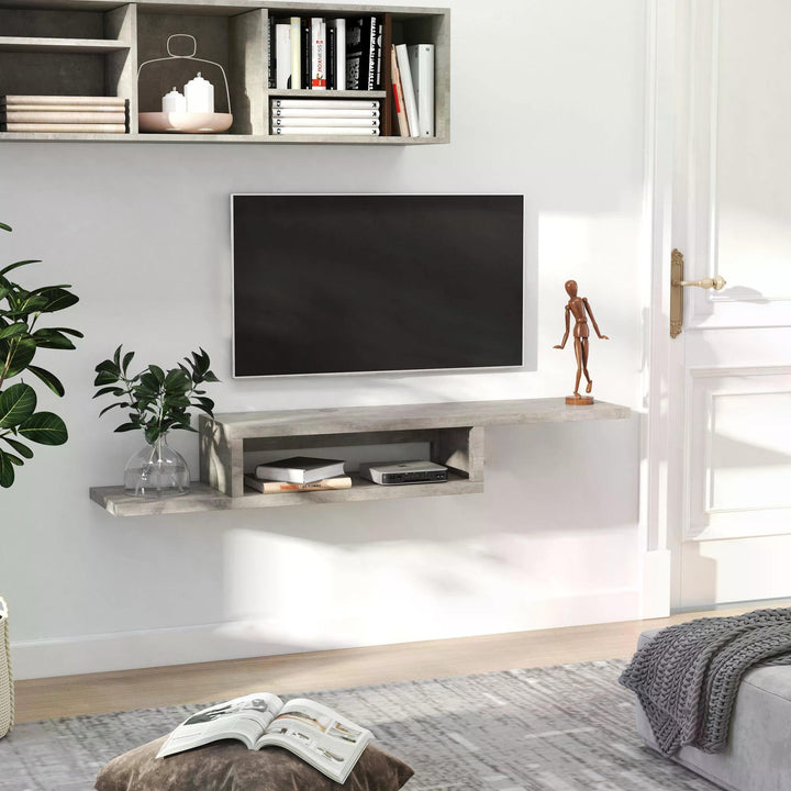 Wall-Mounted Media Console