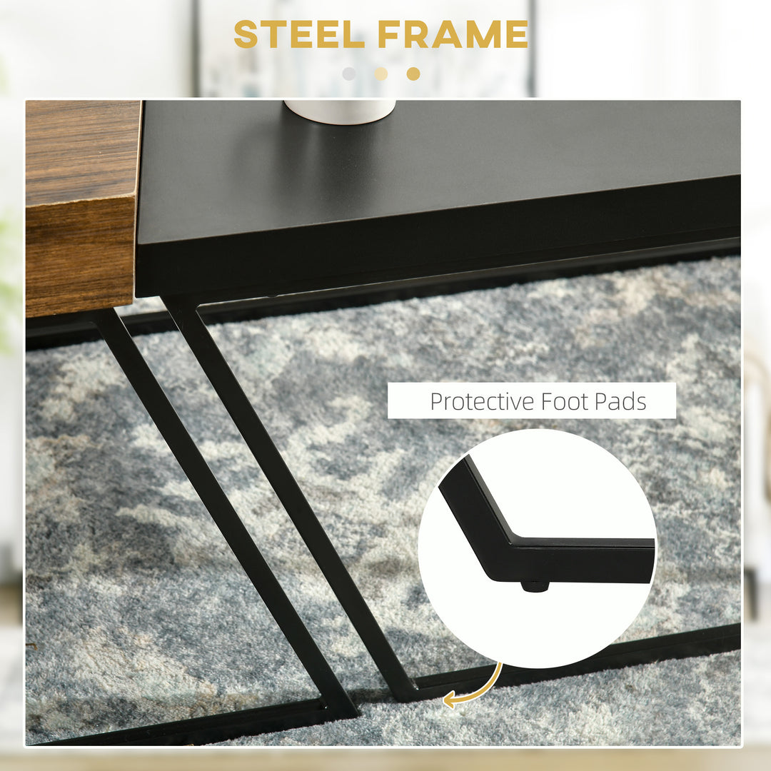 HOMCOM Coffee Table Nest