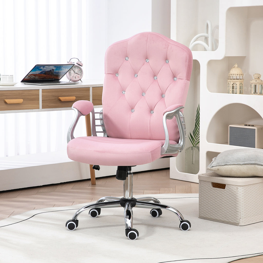 Vinsetto Home Office Chair, Pink