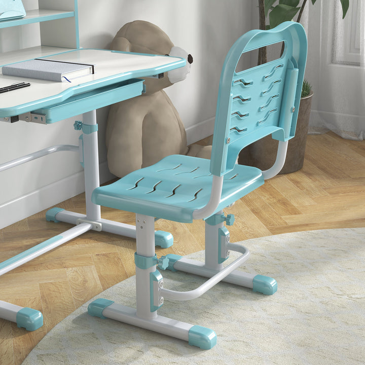 Height Adjustable Kids Study Table and Chair Set