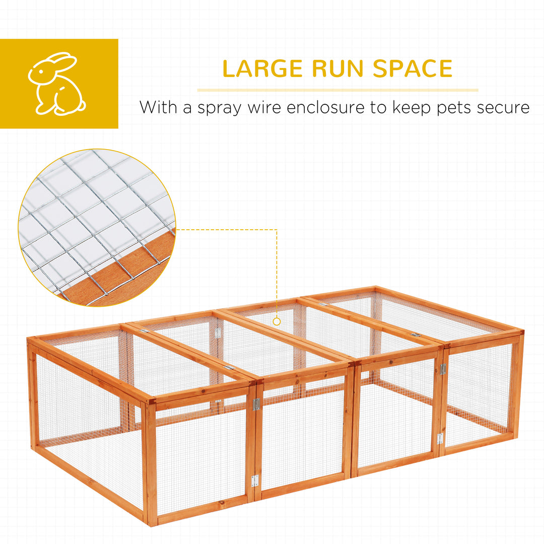 Wooden Rabbit Hutch Outdoor