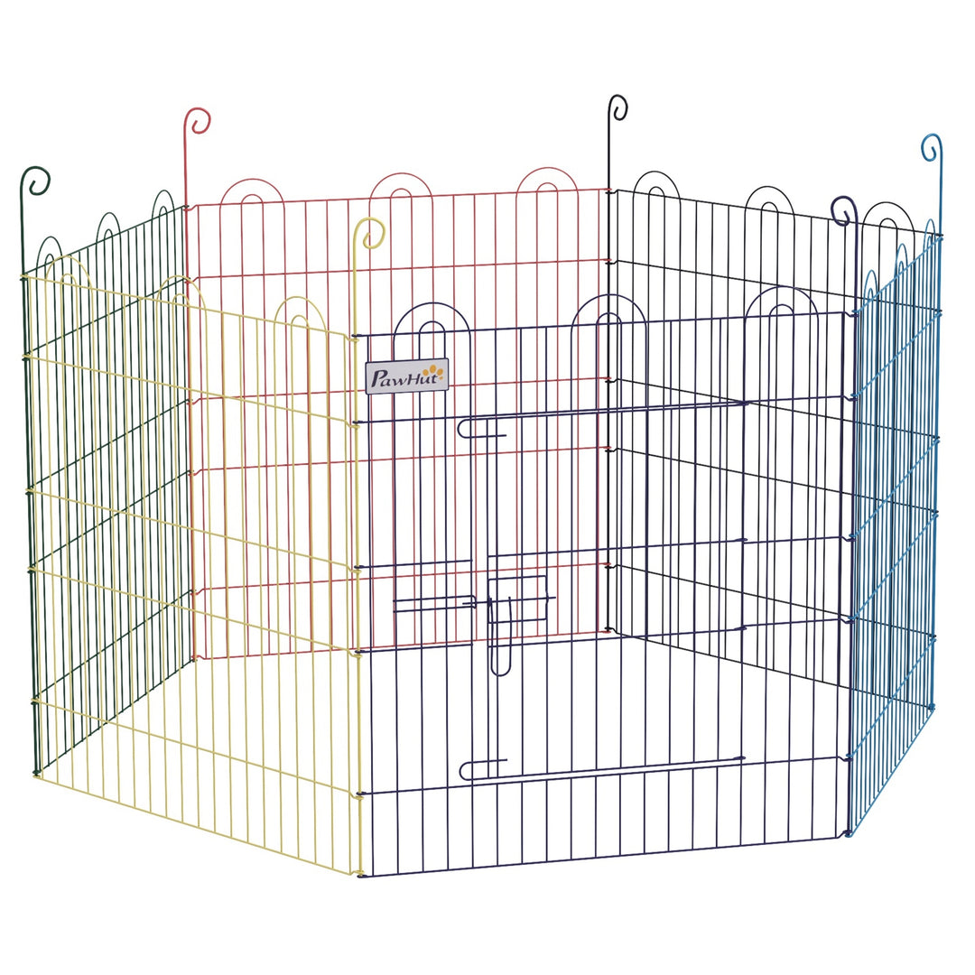 Pet Playpen: Six-Panel Crate with Door