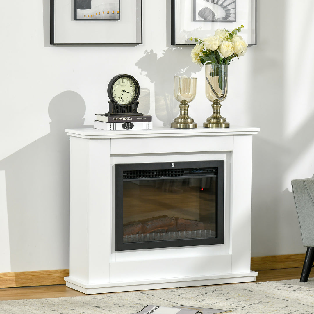 Electric Fireplace Suite with Remote Control