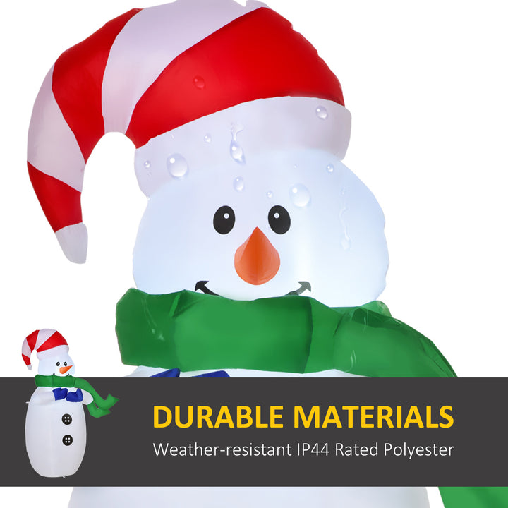 Inflatable Christmas Snowman 120 cm W/LED Lights