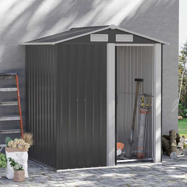 5ft x 4ft Garden Metal Storage Shed