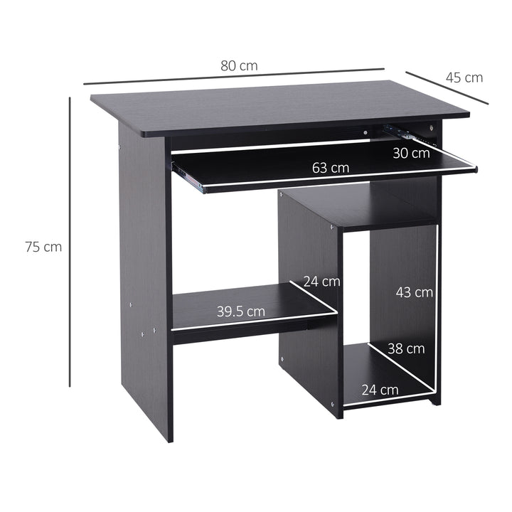 HOMCOM Compact Desk with Tray