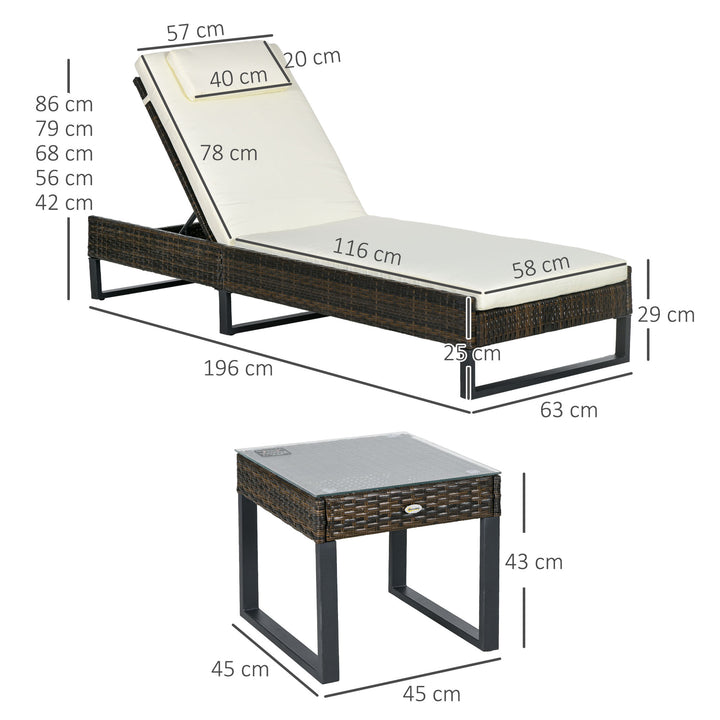 Three-Piece Reclining Lounger Set