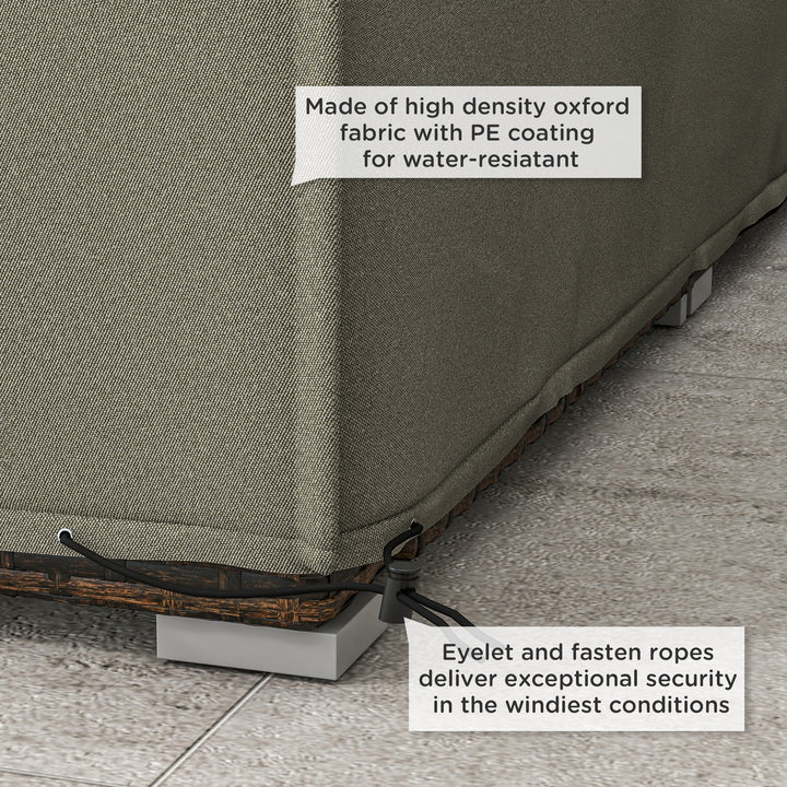 Patio Furniture Cover: Rectangular Waterproof Protection for Table & Chairs