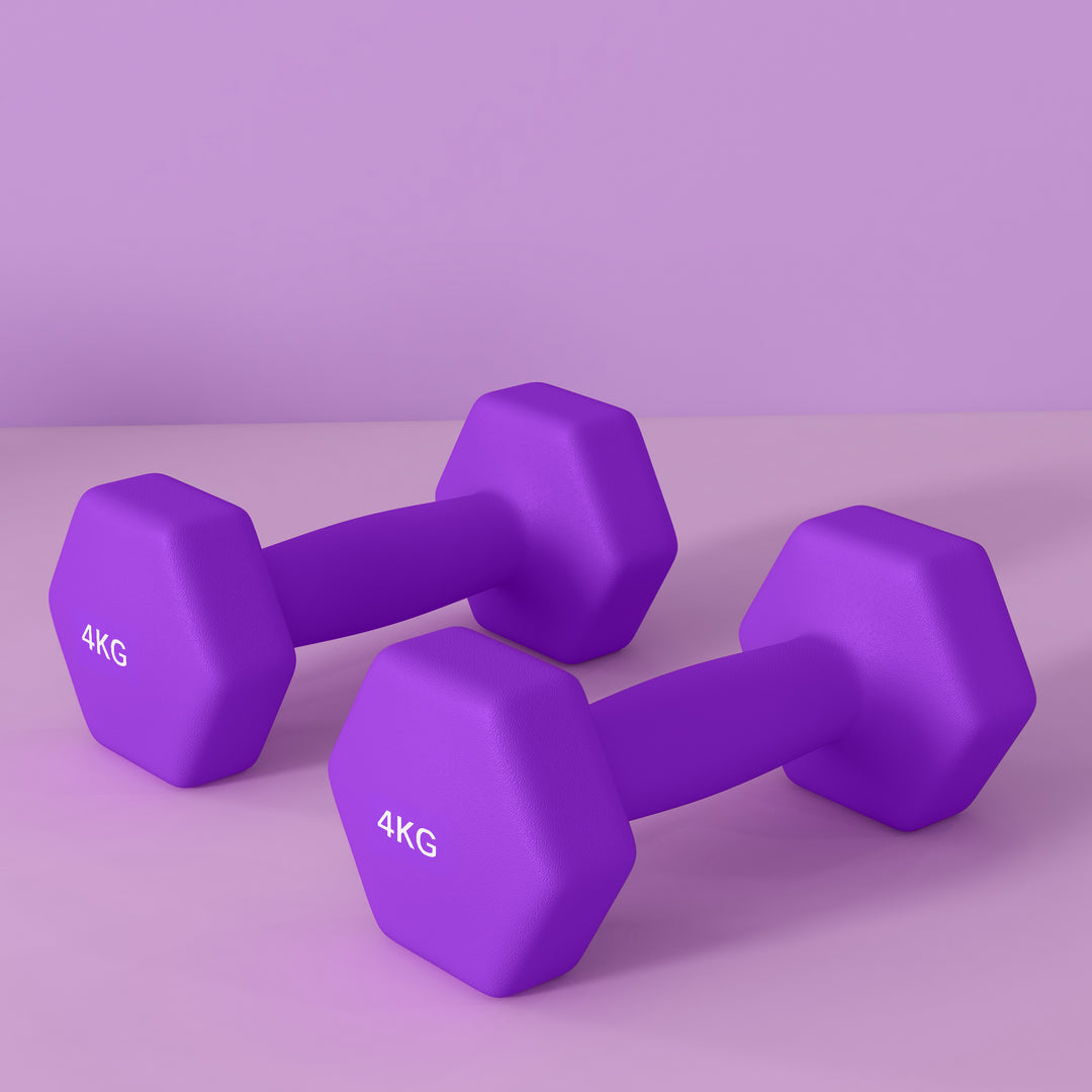 Set of 6 Hex Dumbbells