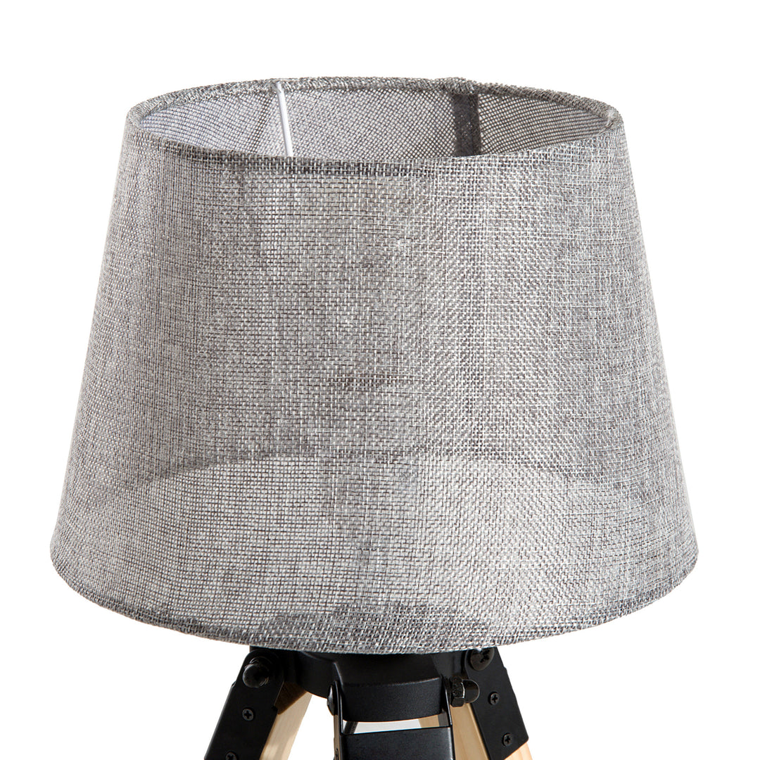 Tripod Table Lamp: Wooden Base