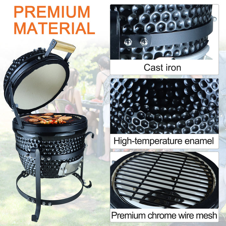 Charcoal Grill Ceramic BBQ Grill Smoker Oven Japanese Egg Barbecue