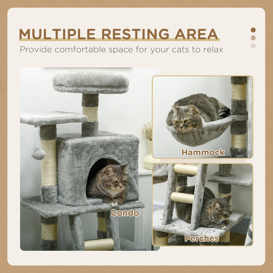 132cm Cat Tree with Scratching Post