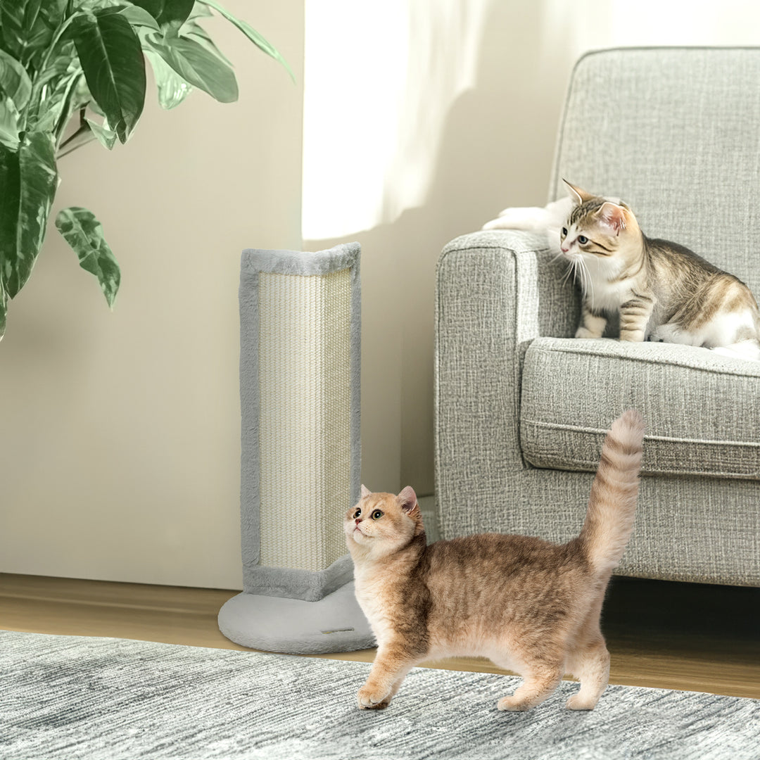 56cm Corner Cat Scratching Post with Sisal Scratching Pad