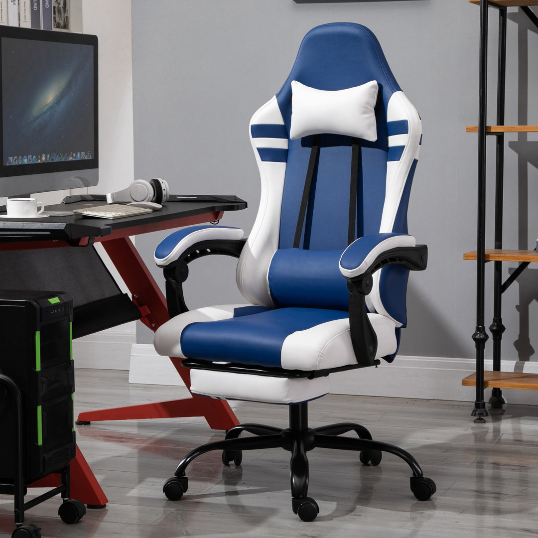 Vinsetto PU Leather Gaming Chair w/ Headrest