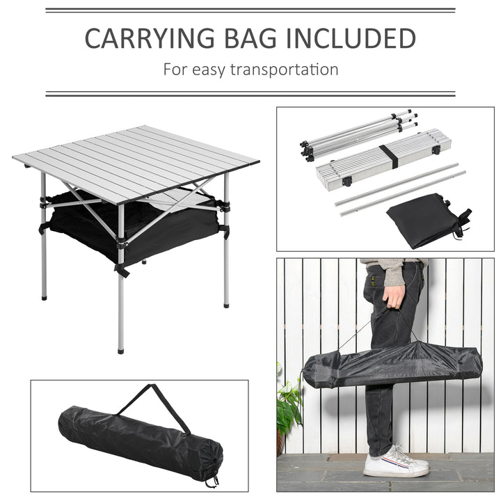 Portable Camping Table: Foldable Outdoor Dining Desk