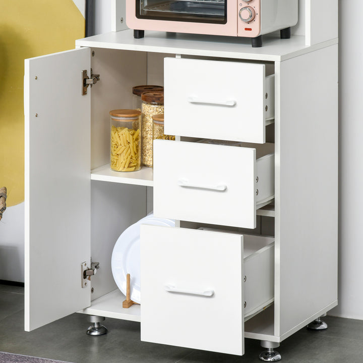 Modern Larder Cupboard with Storage Cabinets