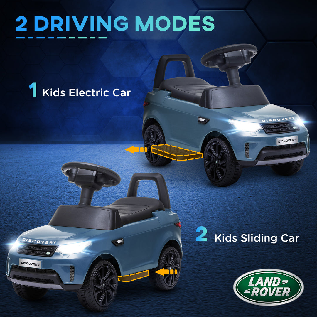 2 in 1 Land Rover Licensed 6V Kids Electric Ride On Car Sliding Car w/ Headlights Music