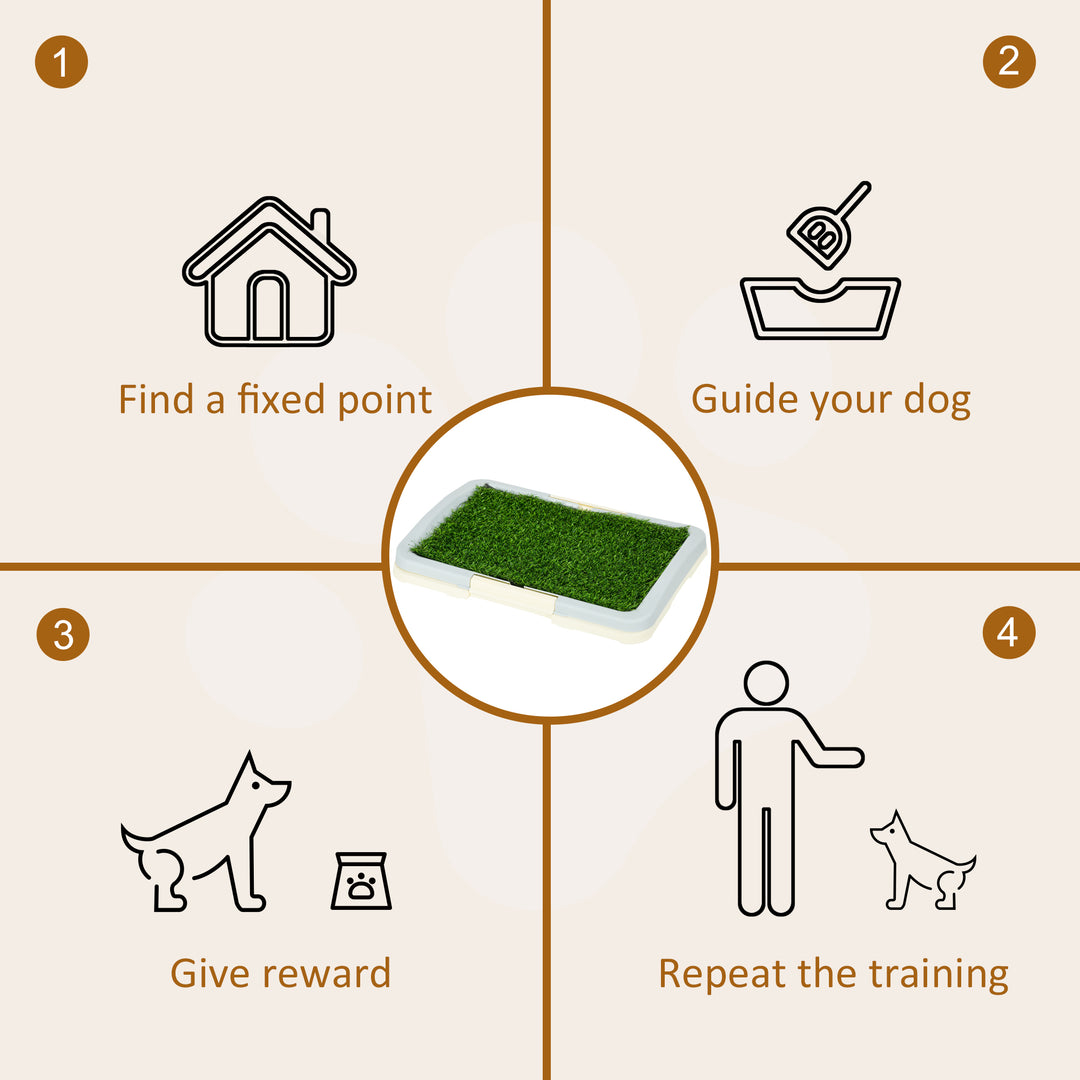 Puppy Training Pad Indoor Portable Puppy Pee Pad with Artificial Grass