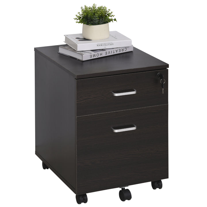 Vinsetto Mobile File Cabinet with 2 Drawers