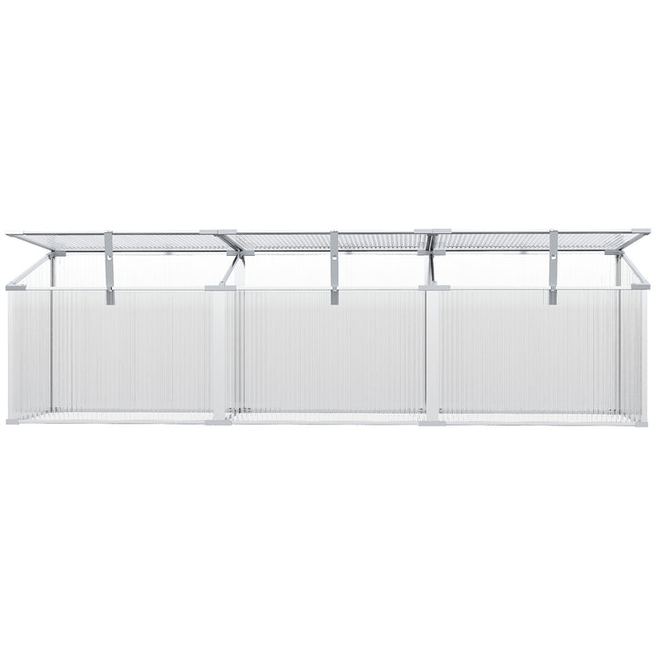 Polycarbonate Greenhouse: Aluminium Cold Frame for Flowers & Vegetables