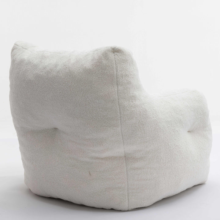 Soft Tufted Foam Kids Chair with Teddy Fabric