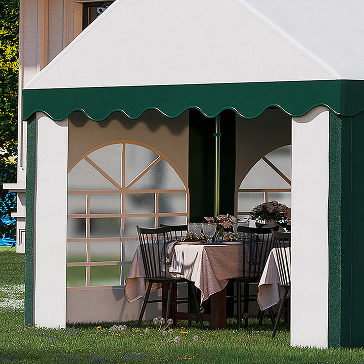 8 x 4m Garden Gazebo with Sides