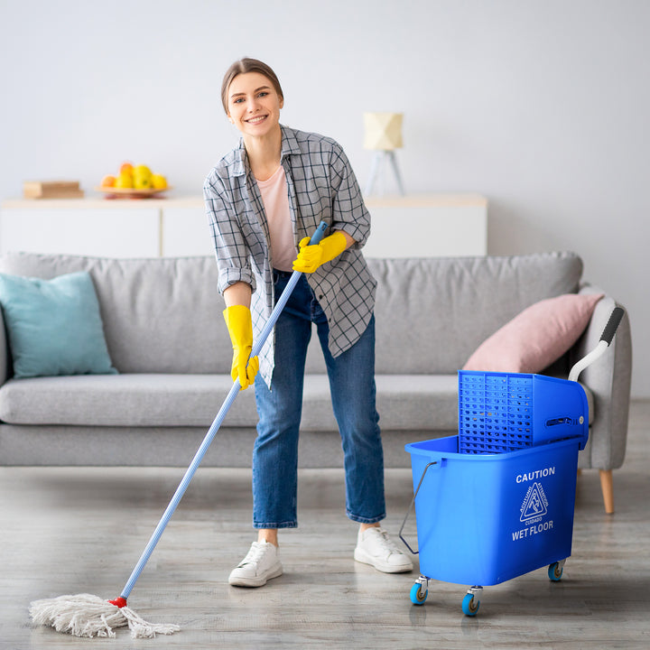 20L Mop Bucket with Wringer and Handle