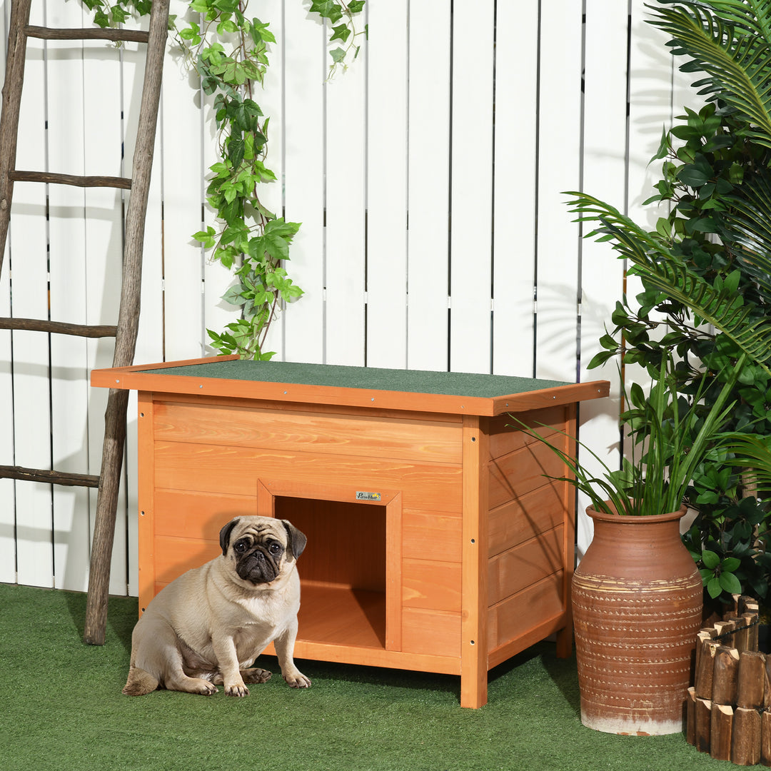 85cm Elevated Dog Kennel Wooden Pet House Outdoor Waterproof