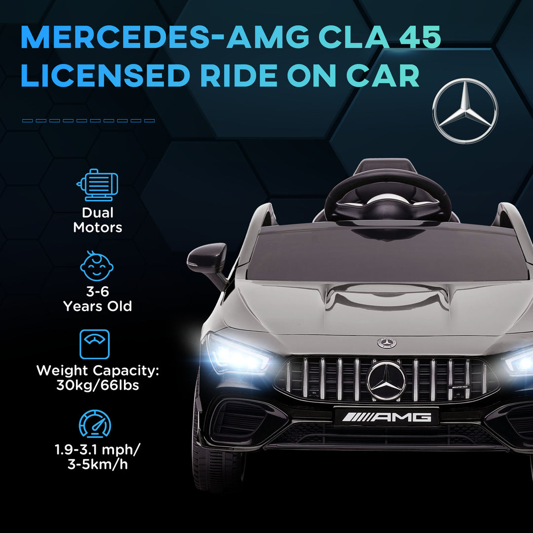 Mercedes-AMG CLA 45 Licensed 12V Kids Electric Car Ride on Car w/ Remote