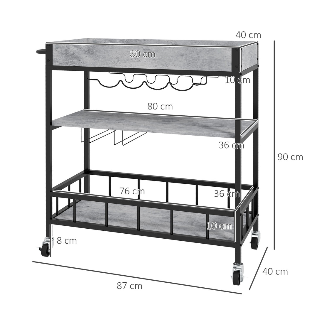 3-Tier Kitchen Cart