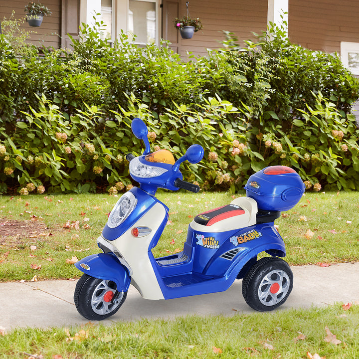 Electric Ride on Toy Tricycle Car-Blue