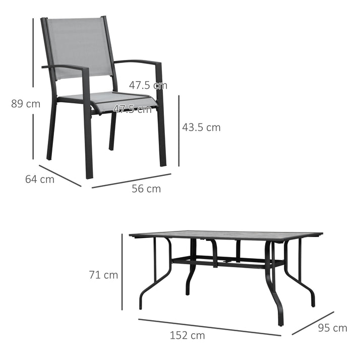 7 Piece Garden Dining Set