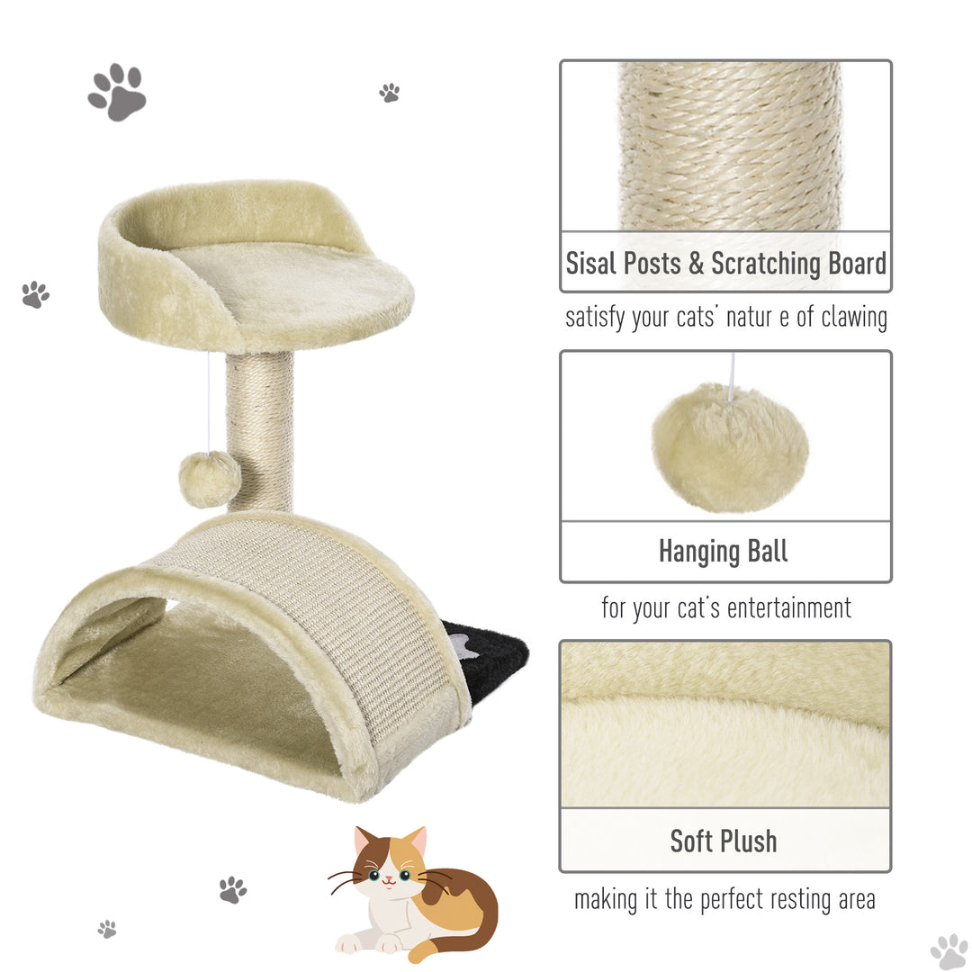 Multi-Activity Cat Tree and Scratcher with Sisal Posts