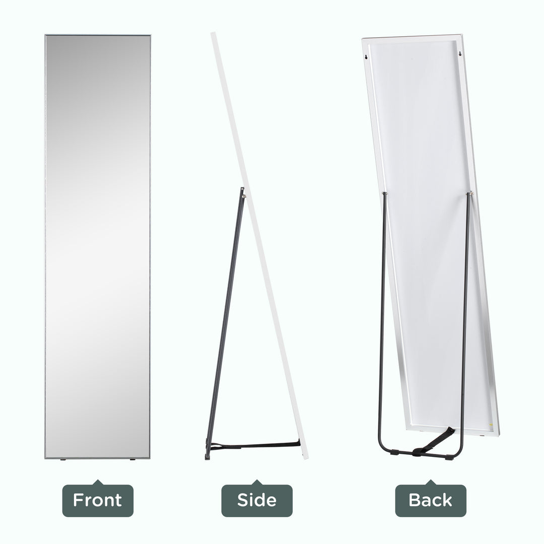 Full Length Wall Mirror w/ Anti-Slip Pads for Bedroom